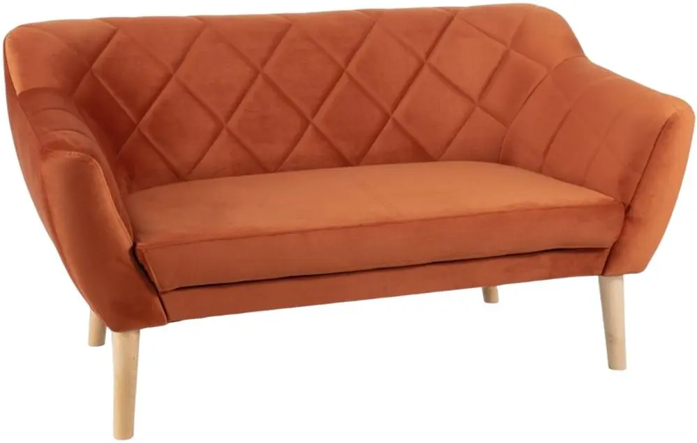 Canapea Signal Karo 2 Velvet (Cinnamon/Beech)