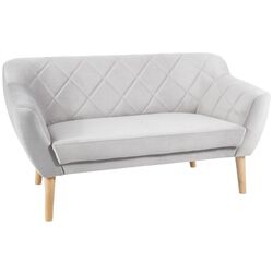 Диван Signal Karo 2 Velvet (Gray Light/Beech)