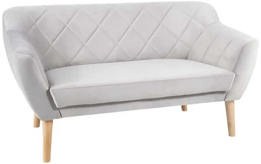Диван Signal Karo 2 Velvet (Gray Light/Beech)