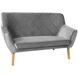 Диван Signal Kier 2 Velvet (Gray/Beech)