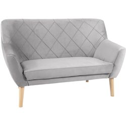 Диван Signal Kier 2 Velvet (Gray Light/Beech)
