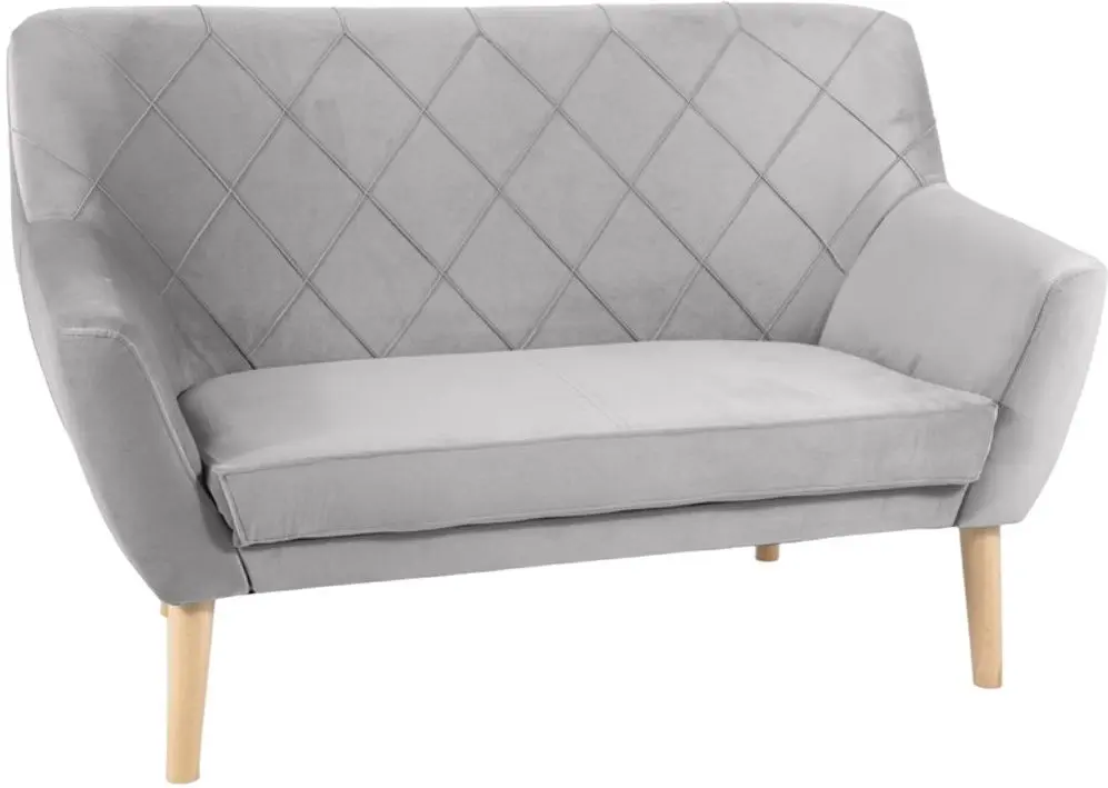 Диван Signal Kier 2 Velvet (Gray Light/Beech)