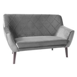 Диван Signal Kier 2 Velvet (Gray/Wenge)