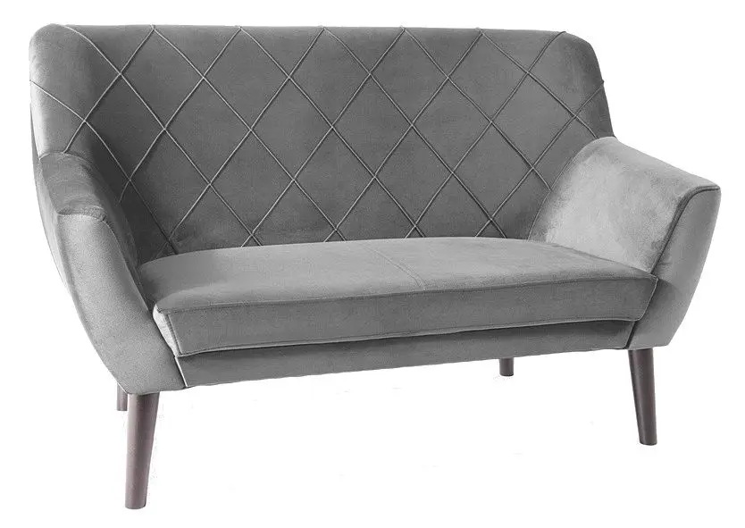 Диван Signal Kier 2 Velvet (Gray/Wenge)