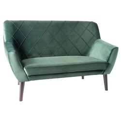 Диван Signal Kier 2 Velvet (Green/Wenge)
