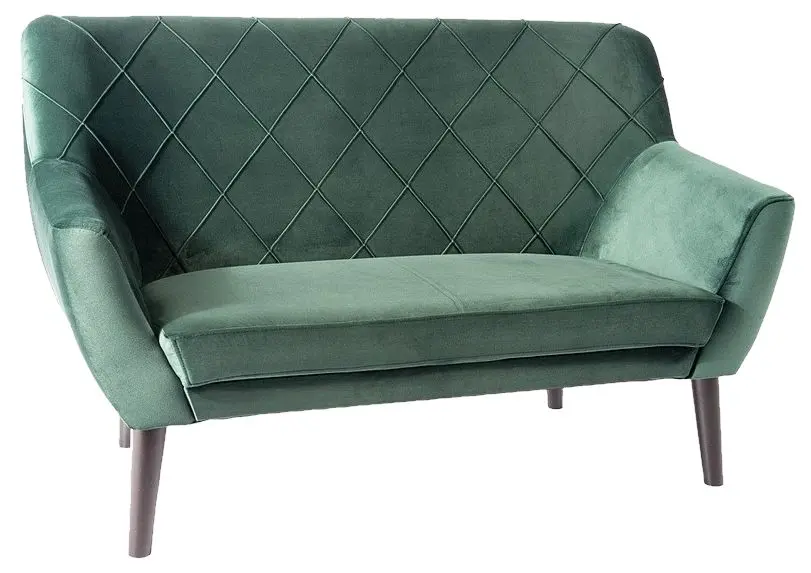 Диван Signal Kier 2 Velvet (Green/Wenge)