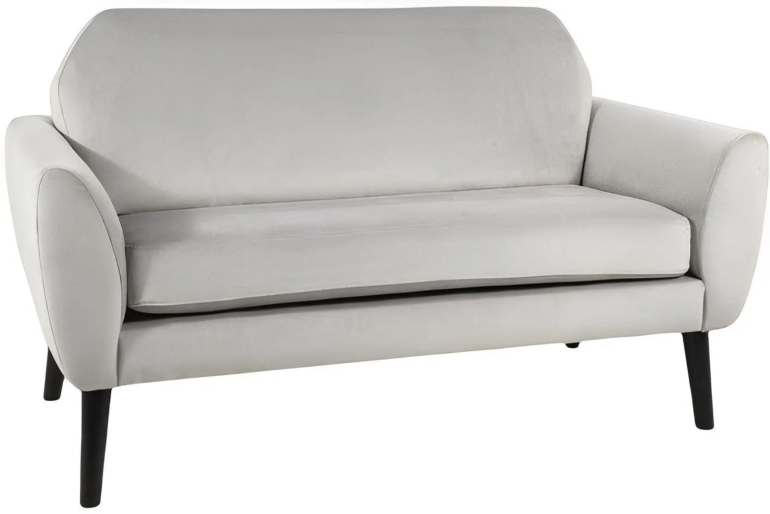 Canapea Signal Mena Velvet (Gray Light/Wenge)