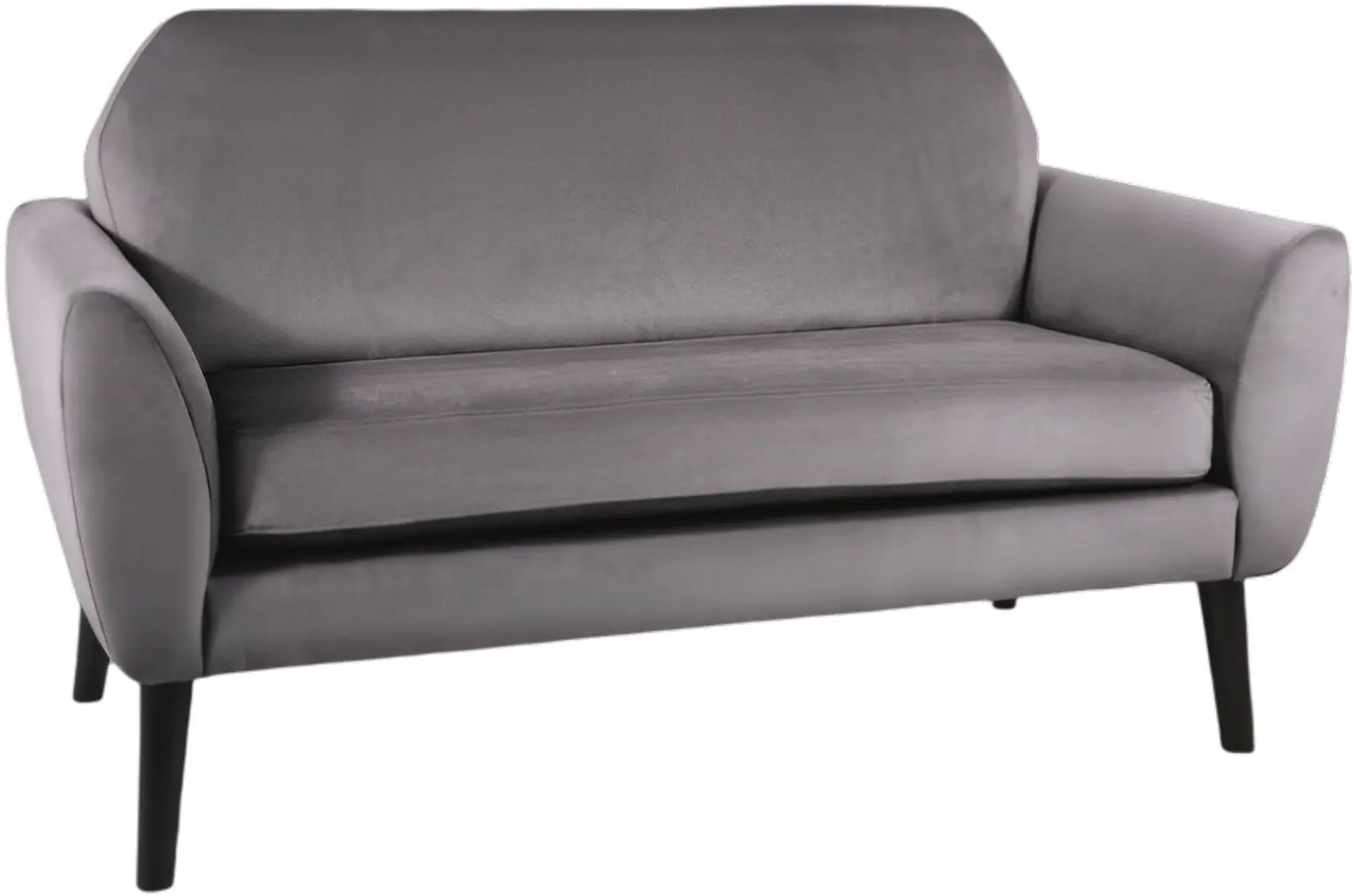 Canapea Signal Mena Velvet (Gray/Wenge)