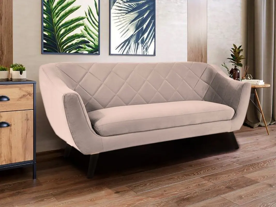 Canapea Signal Molly 2 Bluvel 28 (Beige/Wenge)