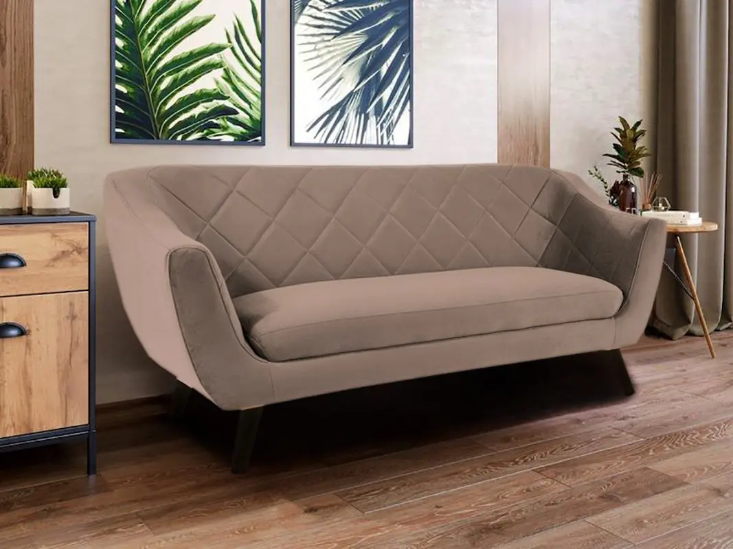 Диван Signal Molly 2 Bluvel 40 (Dark Beige/Wenge)