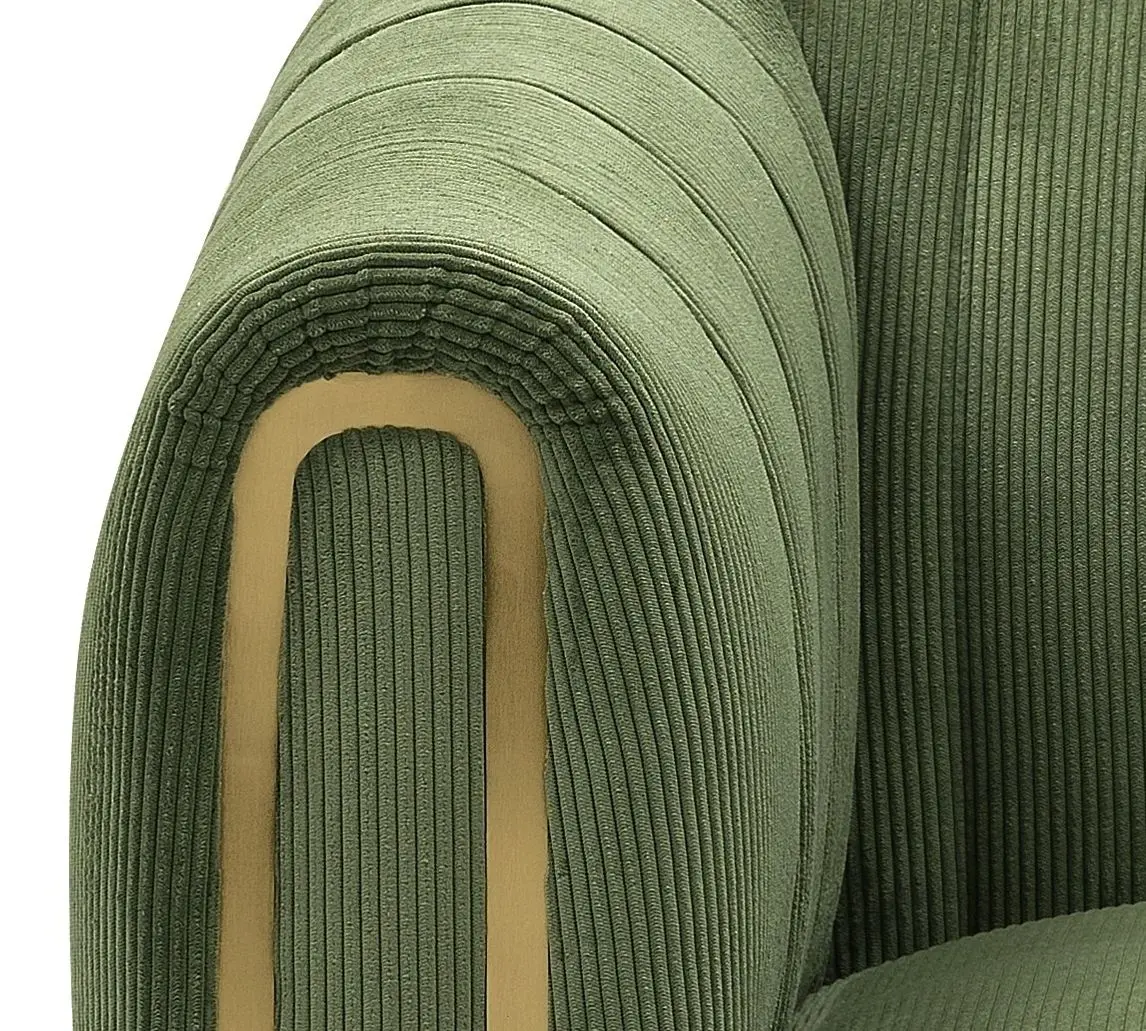 Диван Signal Santorini 2 Sztruks (Green/Gold) - 2