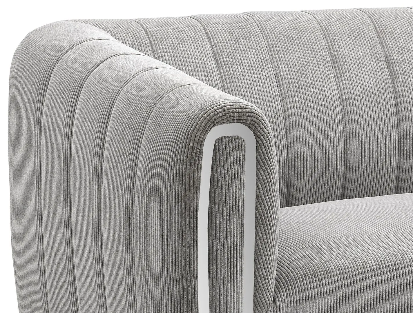 Canapea Signal Santorini 3 Sztruks (Gray/Silver) - 2