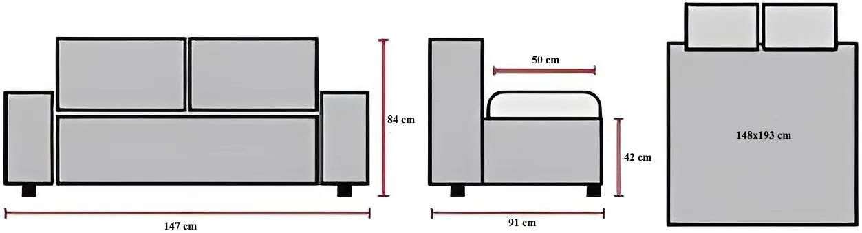 Диван Signal Spike II Velvet (Green/Beech) - 2