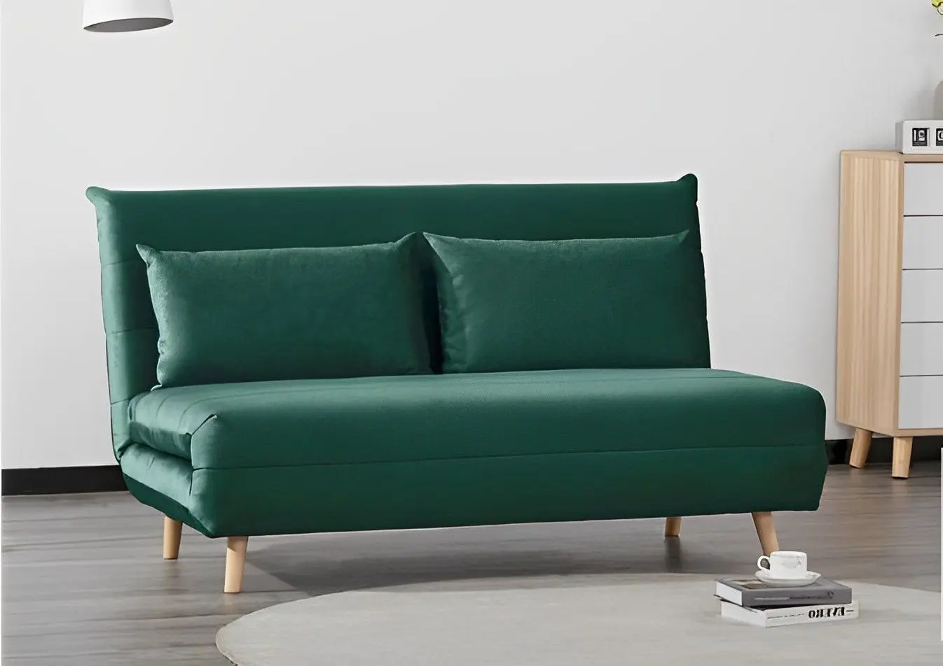 Диван Signal Spike II Velvet (Green/Beech) - 3