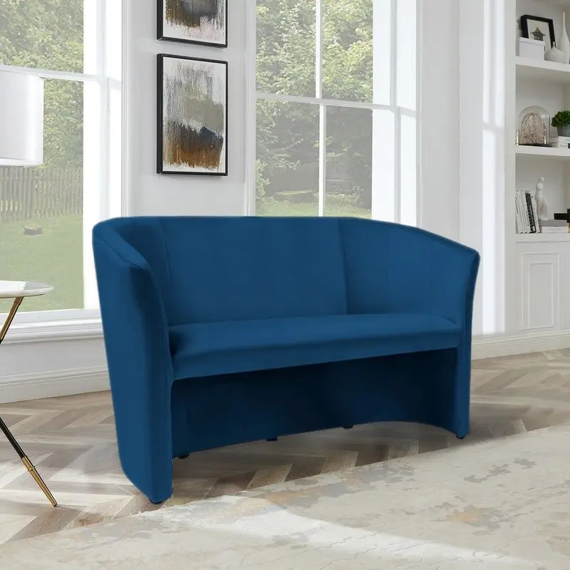 Диван Signal TM-2 Velvet Bluvel 86 (Navy Blue/Wenge)