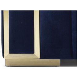 Диван Signal Vogue 2 Velvet (Navy Blue/Gold) Thumb