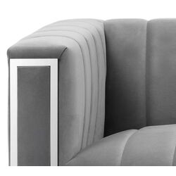 Диван Signal Vogue 3 Velvet (Gray/Silver) Thumb