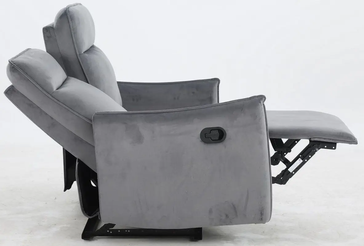 Кресло-реклайнер Signal Travis 2 Bluvel 14 (Grey) - 3