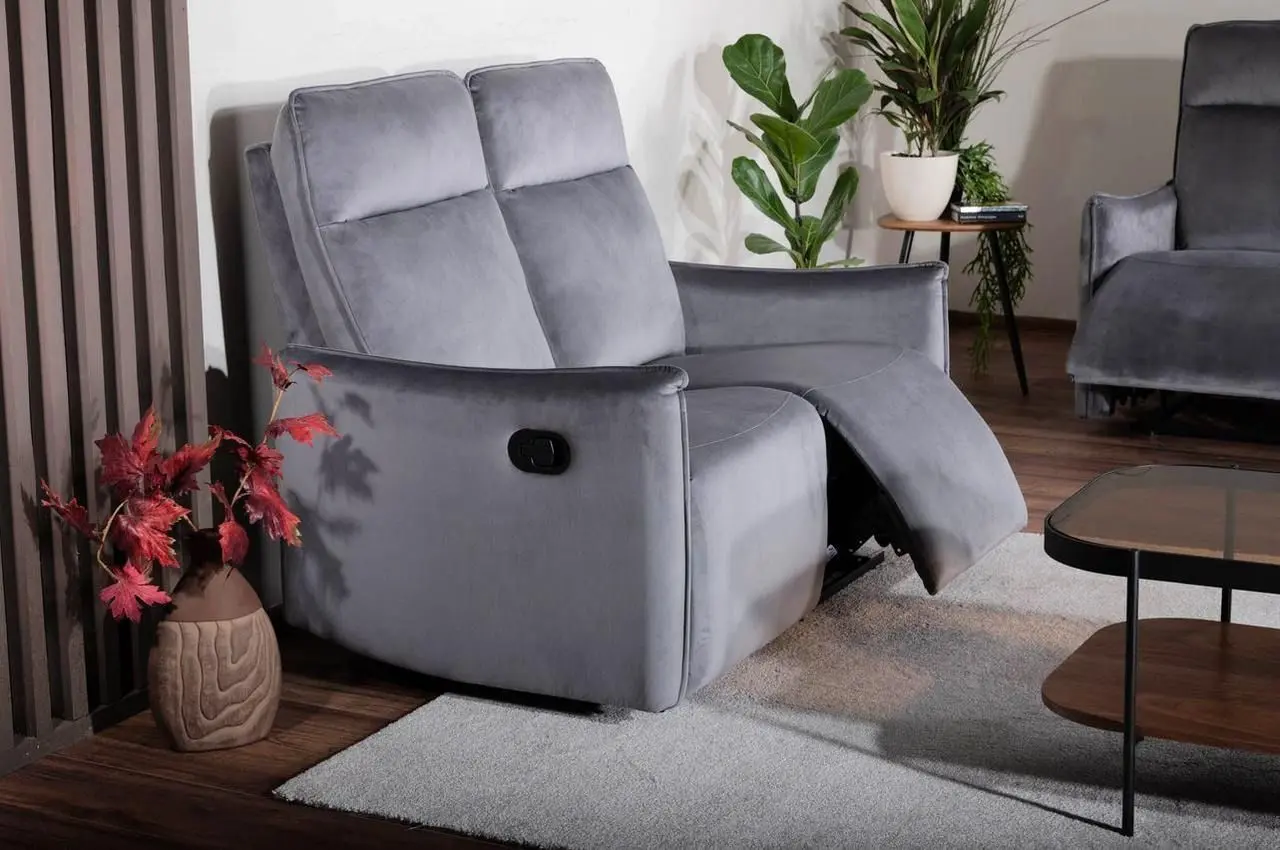 Кресло-реклайнер Signal Travis 2 Bluvel 14 (Grey) - 5