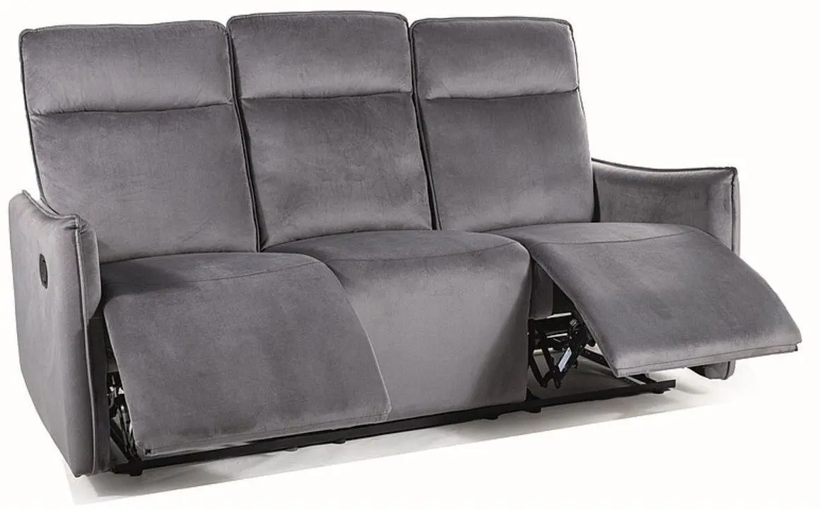 Кресло-реклайнер Signal Travis 3 Bluvel 14 (Grey) - 4