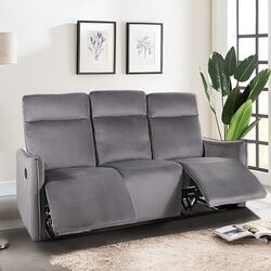 Кресло-реклайнер Signal Travis 3 Bluvel 14 (Grey)