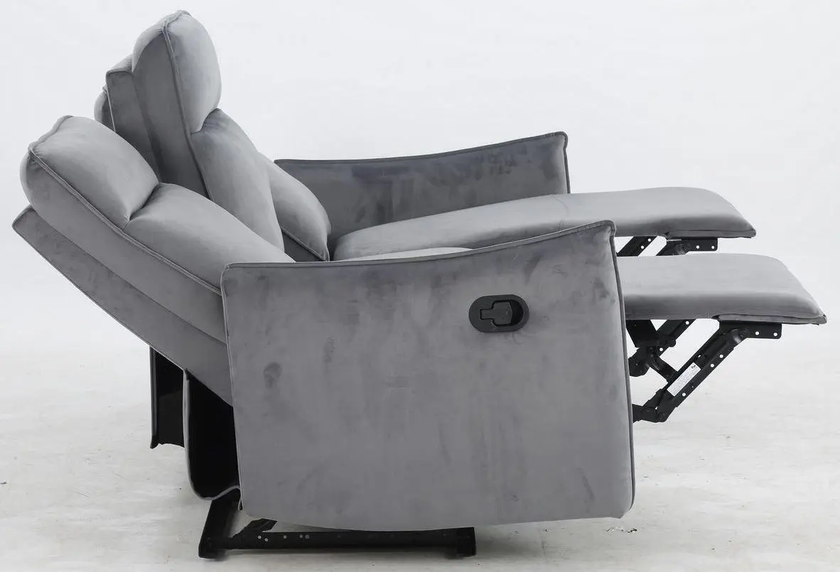 Кресло-реклайнер Signal Travis 3 Bluvel 14 (Grey) - 6