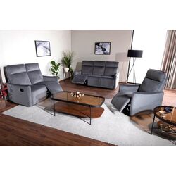 Кресло-реклайнер Signal Travis 3 Bluvel 14 (Grey) Thumb