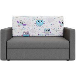 Диван Space Meble Amerykanka Heven 120 Birds/Sawana21 (Gray) Thumb