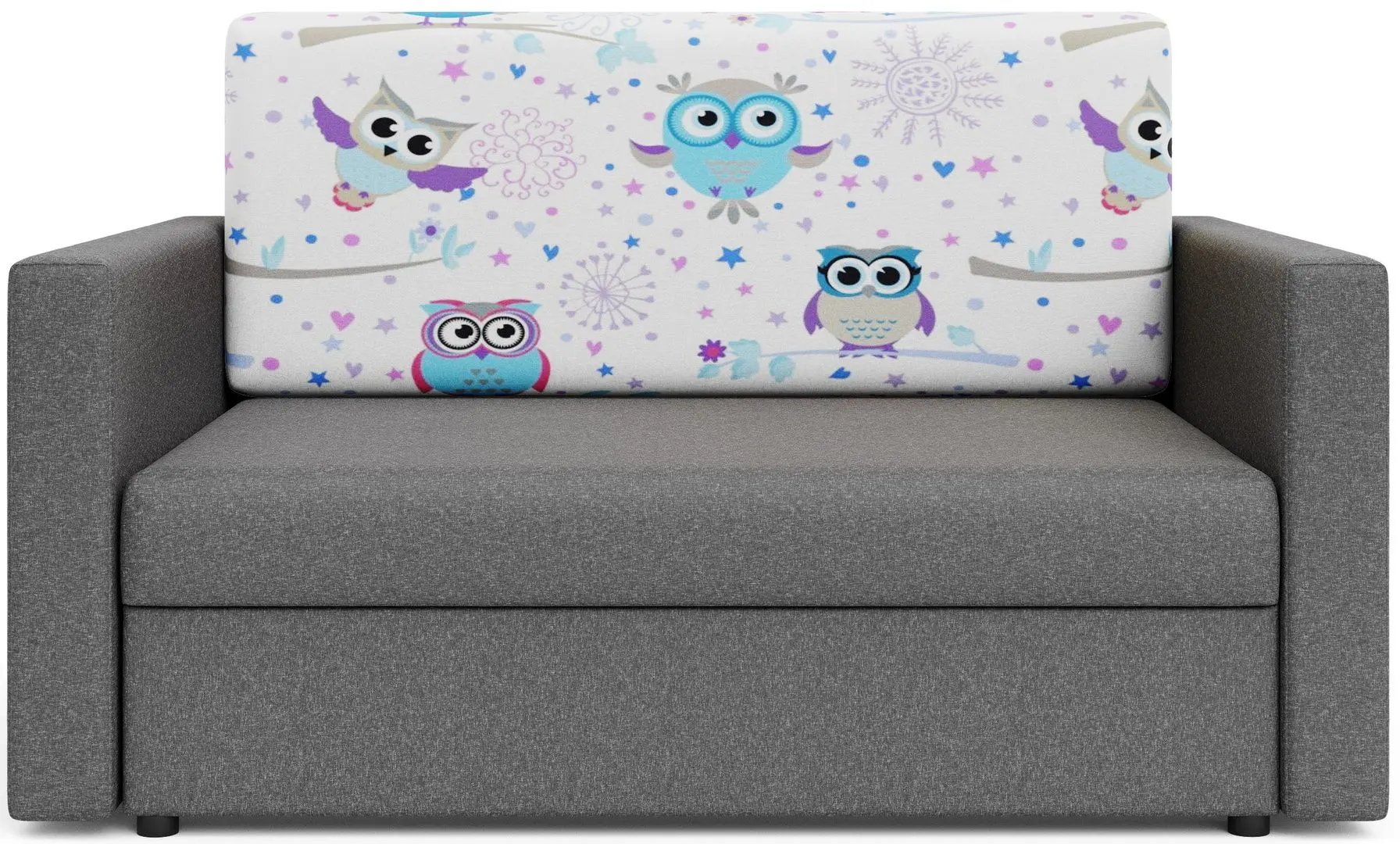 Диван Space Meble Amerykanka Heven 120 Birds/Sawana21 (Gray) - 4