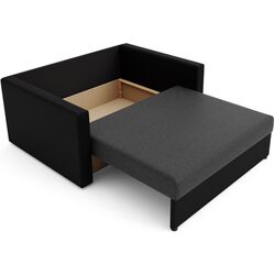 Canapea Space Meble Amerykanka Heven 120 Sawana 05/Sawana 14 (Gray Dark/Black) Thumb