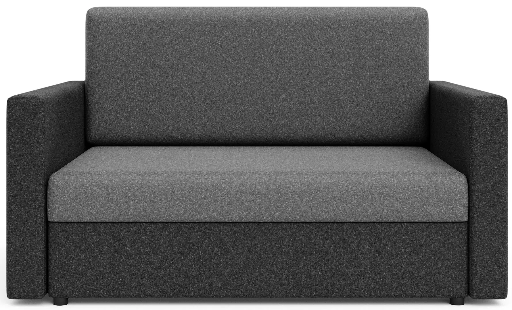 Диван Space Meble Amerykanka Heven 120 Sawana 21/Sawana 05 (Gray/Gray Dark) - 2