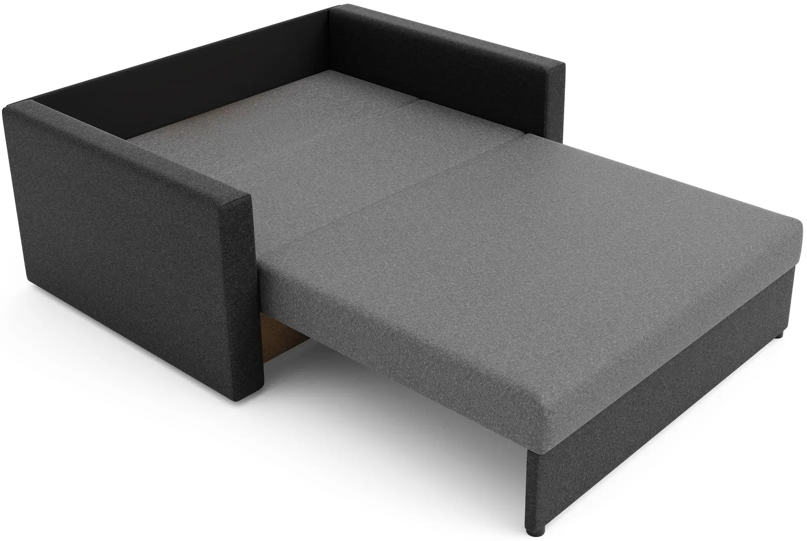 Диван Space Meble Amerykanka Heven 120 Sawana 21/Sawana 05 (Gray/Gray Dark) - 3