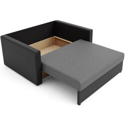 Диван Space Meble Amerykanka Heven 120 Sawana 21/Sawana 05 (Gray/Gray Dark) Thumb