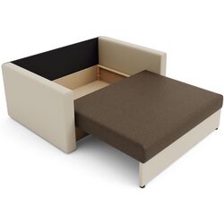 Canapea Space Meble Amerykanka Heven 120 Sawana 25/Sawana 01 (Brown/Ecru) Thumb