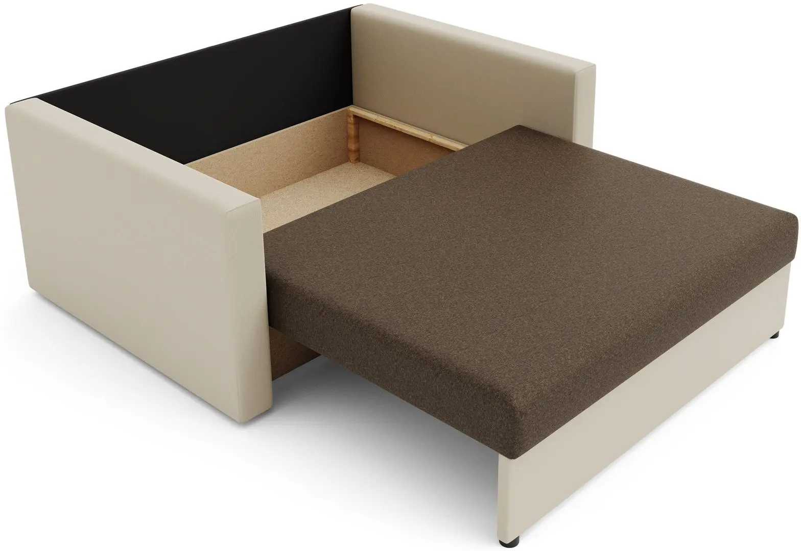 Canapea Space Meble Amerykanka Heven 120 Sawana 25/Sawana 01 (Brown/Ecru) - 3