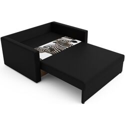 Диван Space Meble Amerykanka Heven 120 Zebra/Sawana 14 (Black) Thumb