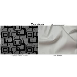 Диван Space Meble Amerykanka Twice 120 Quadro 83/D511 (Gray/White) Thumb