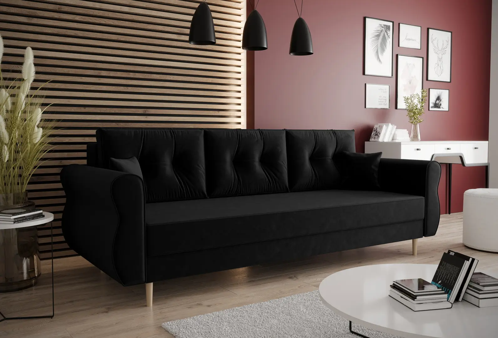 Canapea Space Meble Apollo Itaka 15 (Black)