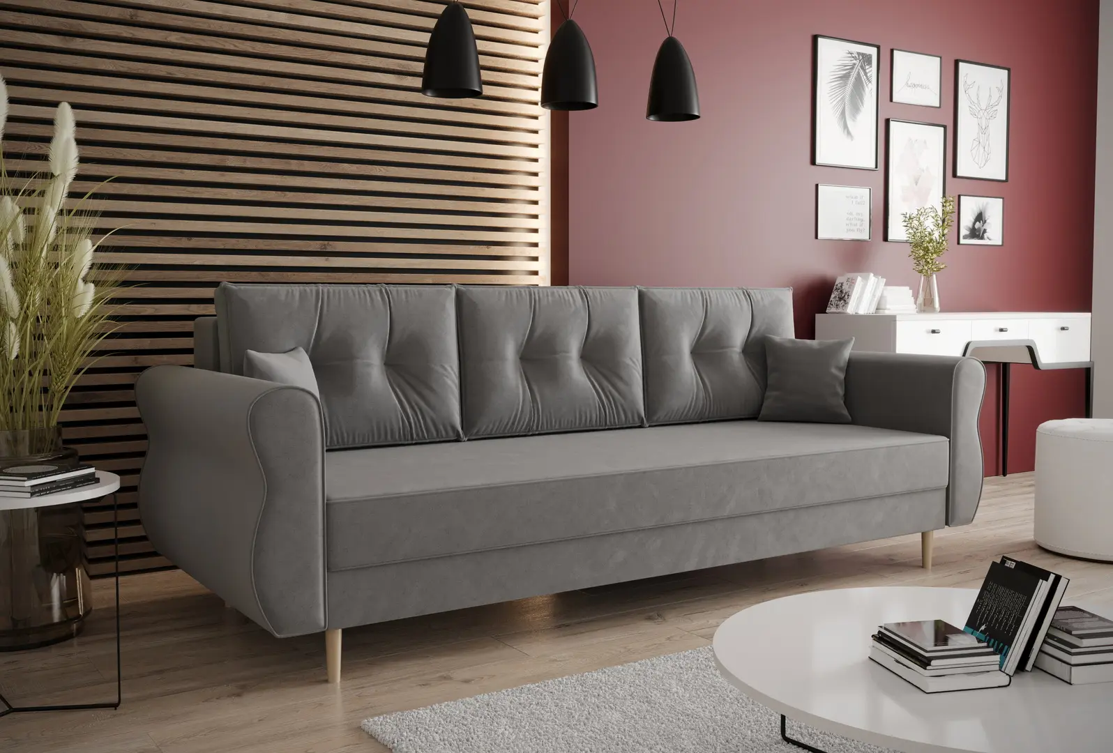 Canapea Space Meble Apollo Itaka 50 (Gray Light)