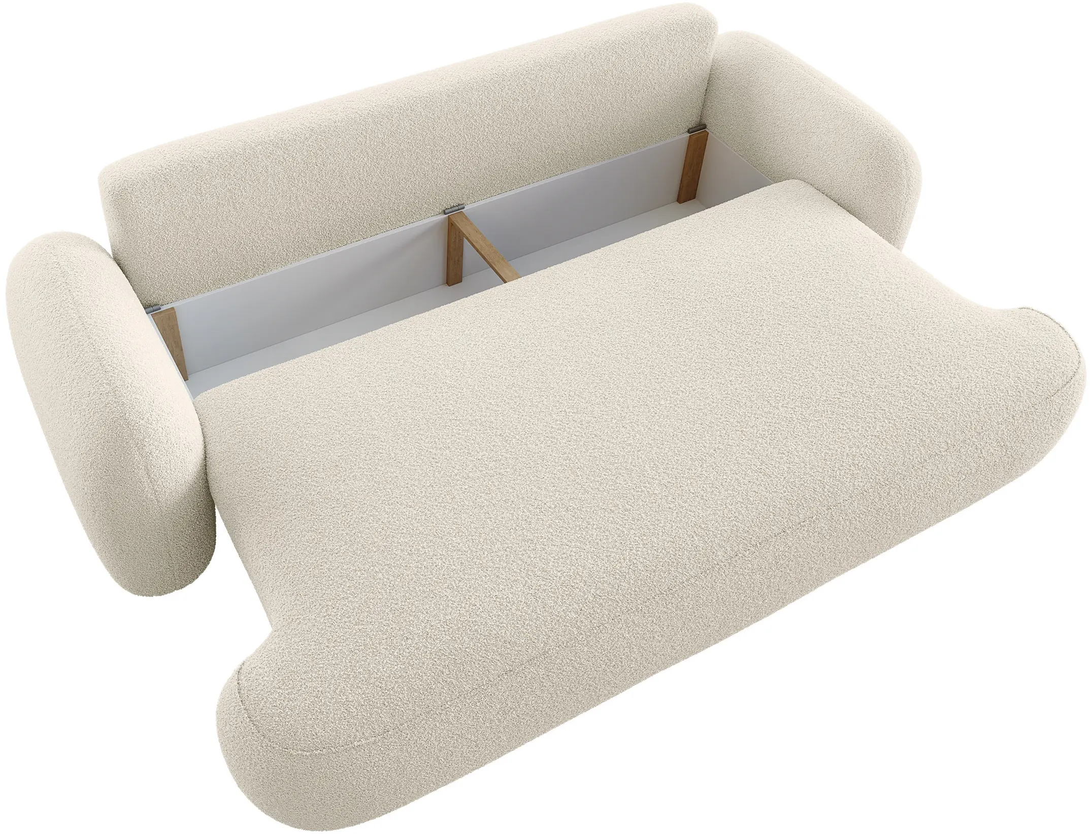 Диван Space Meble Molly Terra Frotte 1 (Cream) - 5