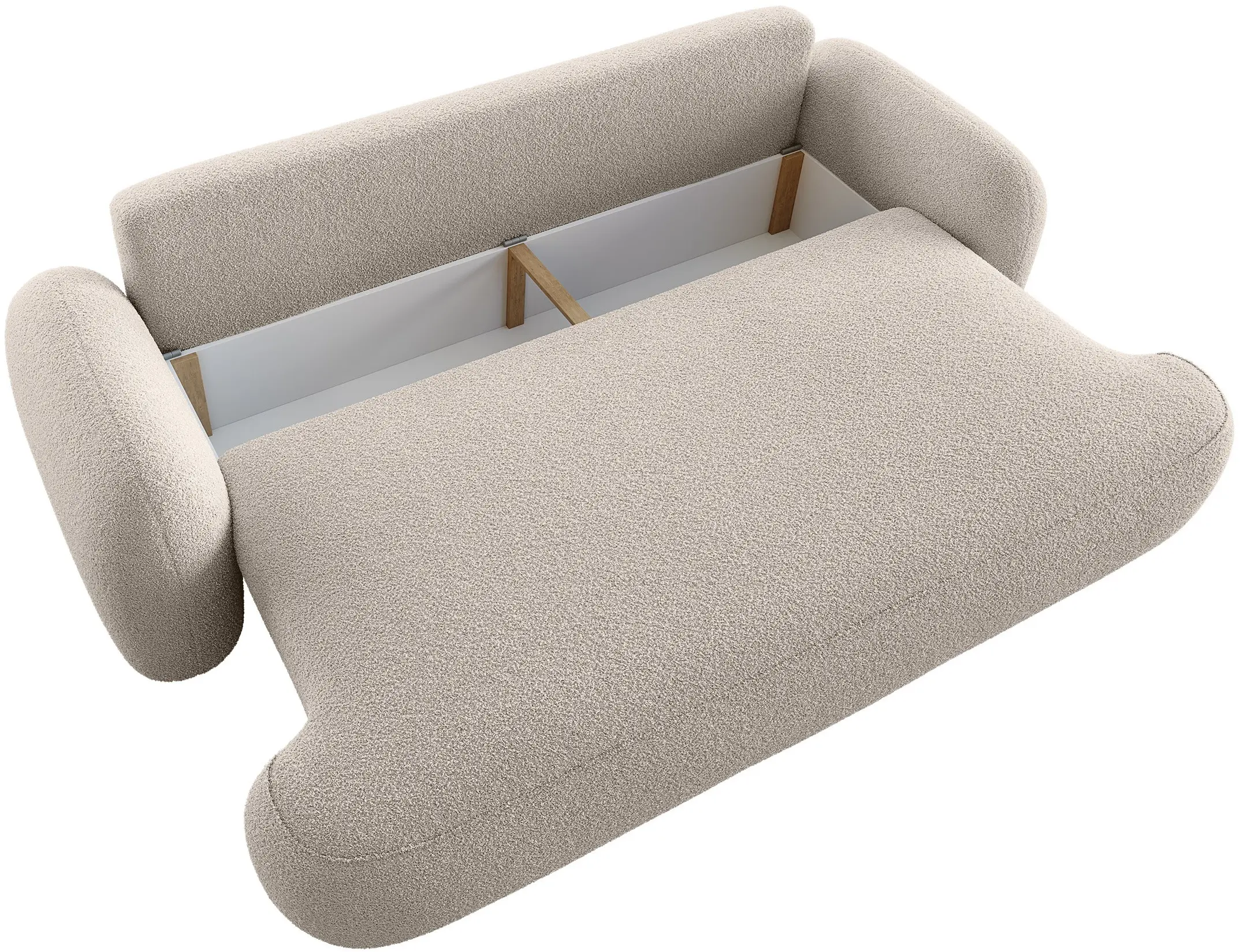 Canapea Space Meble Molly Terra Frotte 3 (Beige)