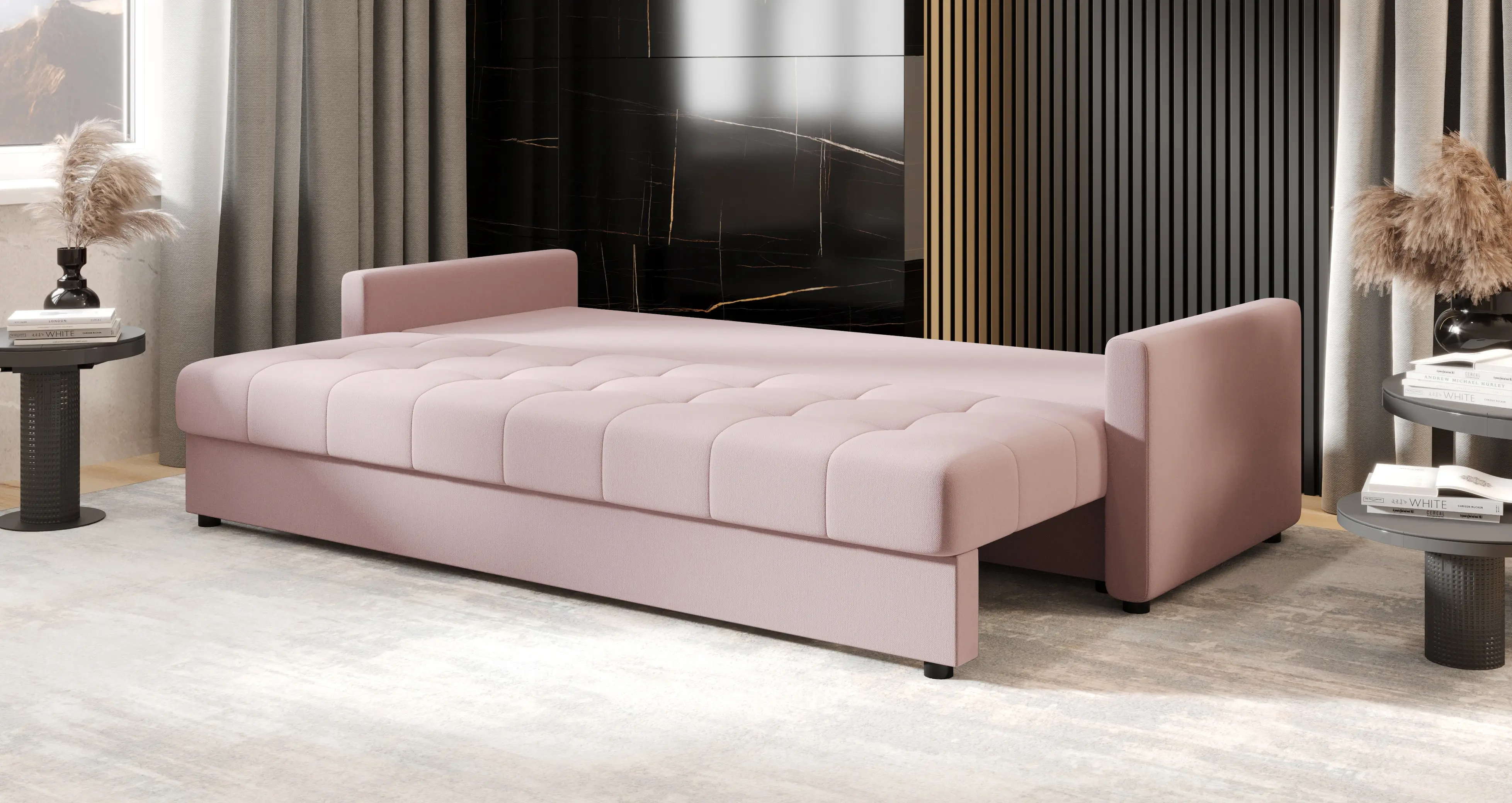 Диван Space Meble Mos Cosmic 14 (Powder Pink)