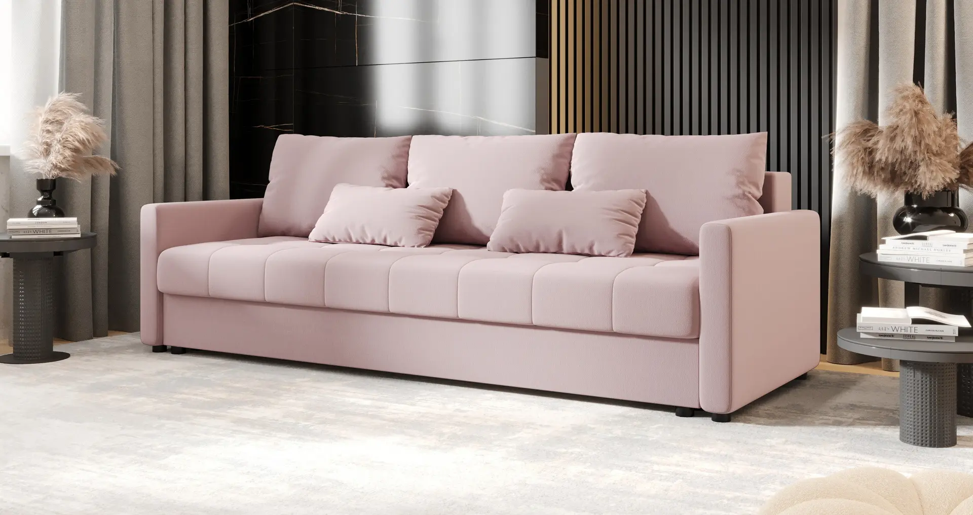 Диван Space Meble Mos Cosmic 14 (Powder Pink)