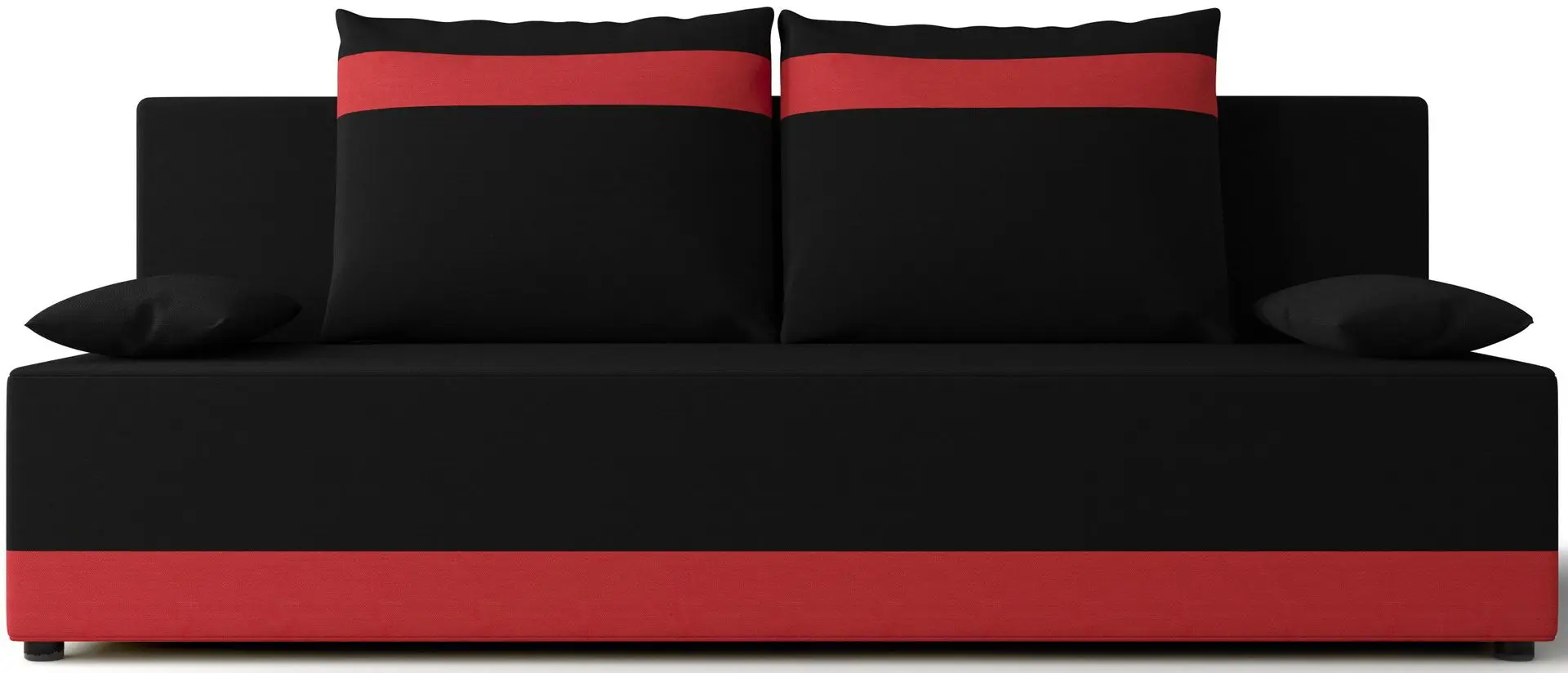 Canapea Space Meble Toledo Rainbow 15/Rainbow 22 (Black/Red)