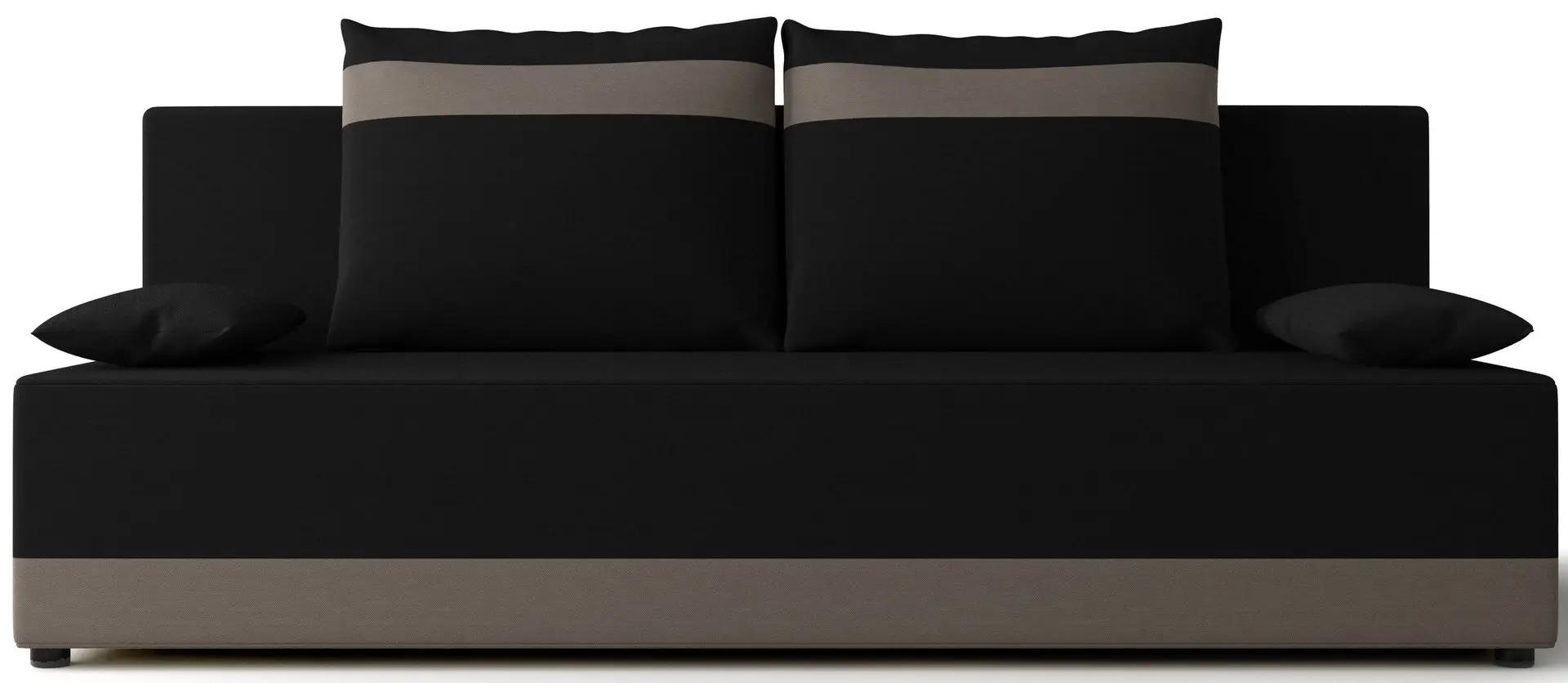 Canapea Space Meble Toledo Rainbow 15/Rainbow 83 (Black/Gray-Beige)