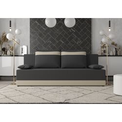 Canapea Space Meble Toledo Rainbow 27/Rainbow 16 (Graphite/Ecru) Thumb