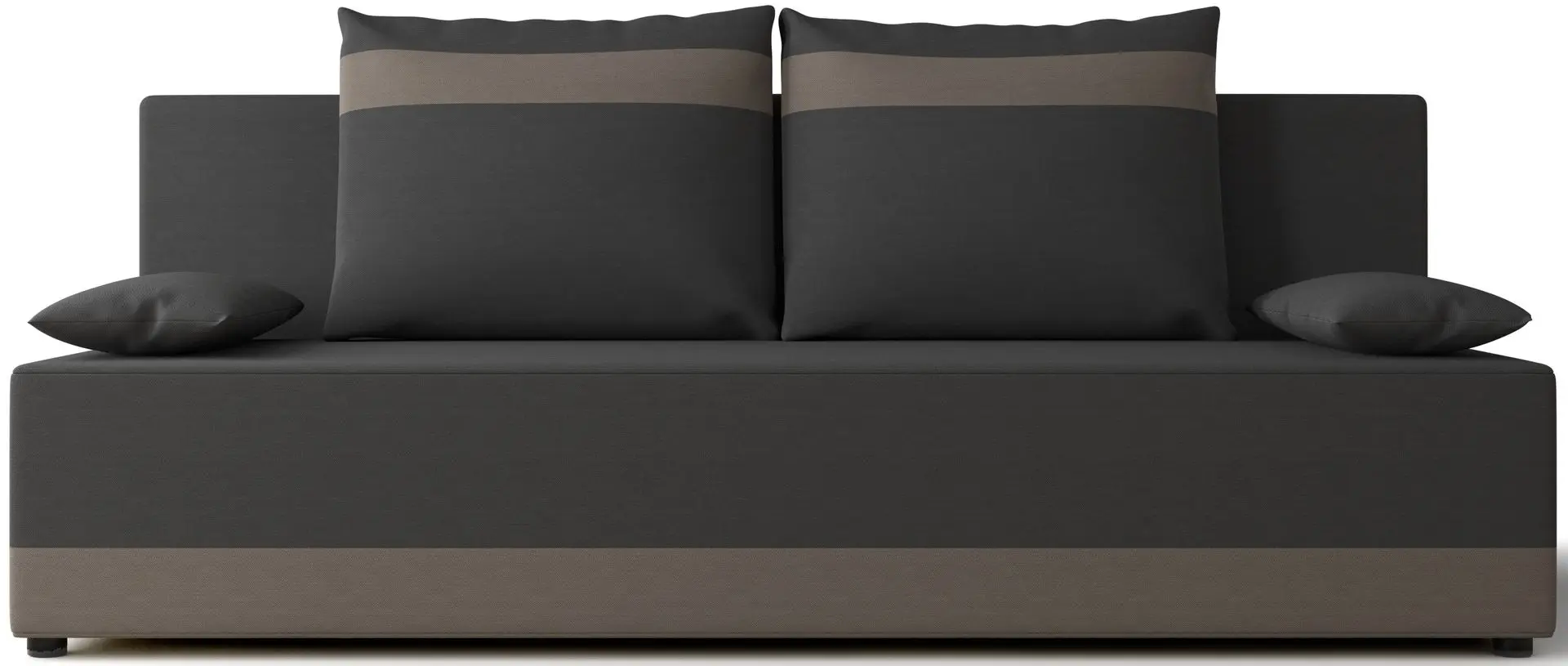Canapea Space Meble Toledo Rainbow 27/Rainbow 83 (Graphite/Gray-Beige)