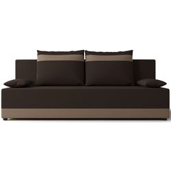 Canapea Space Meble Toledo Rainbow 41/Rainbow 05 (Dark Brown/Light Brown) Thumb