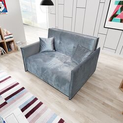 Canapea extensibila Tempo Kondela Alana Gray Light (2 locuri) Thumb