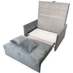 Canapea extensibila Tempo Kondela Alana Gray Light (2 locuri) Thumb